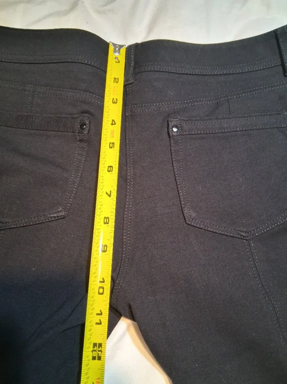 White House Black Market Black Slim Leg Career Pants Size 8R Office Minimalist